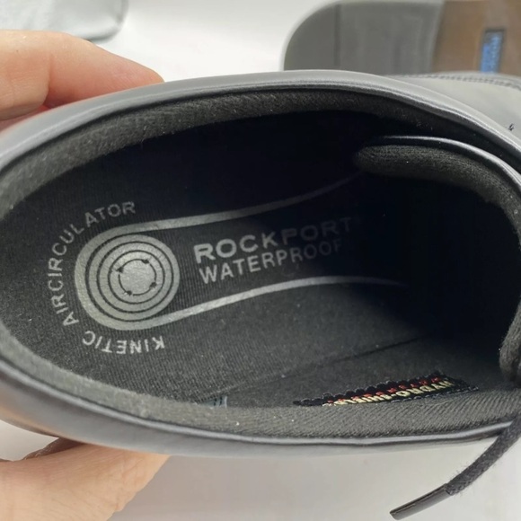 Rockport Evander Black Dress Oxford‎ Waterproof Men - Picture 8 of 10